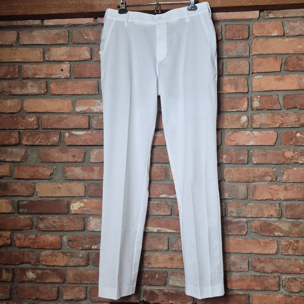 Adidas Ultimate365 Golf Pants NWT White 32x34 Performance Stretch Grip Waist